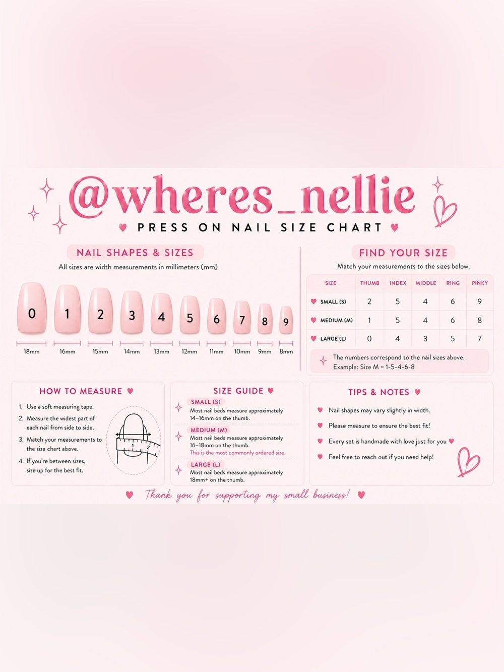 NEW Champagne Shimmer Glossy Press On Nails | Almond | Large - Picture 4 of 4